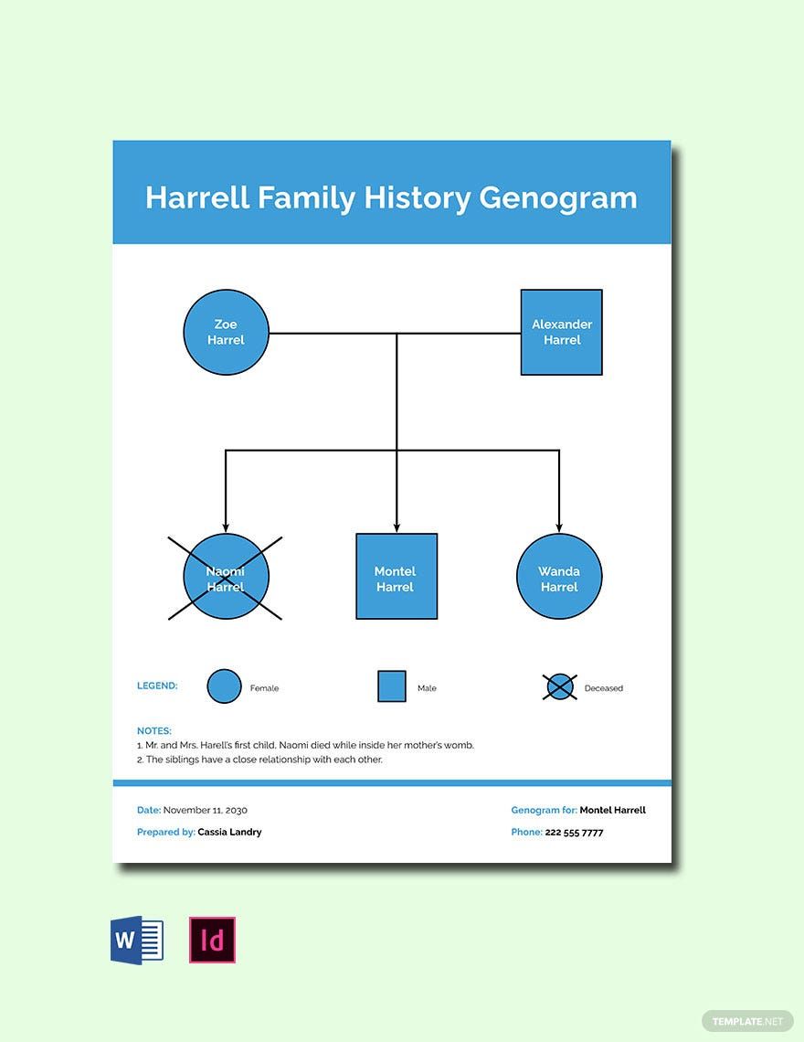 80 Genogram Free Templates Ideas 35