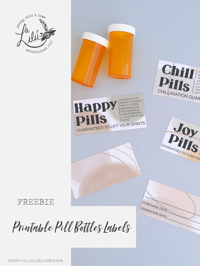 80 Pill Bottle Label Templates 3