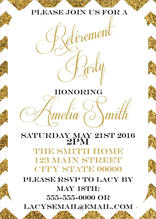 80 Retirement Party Invitations Templates Ideas 37