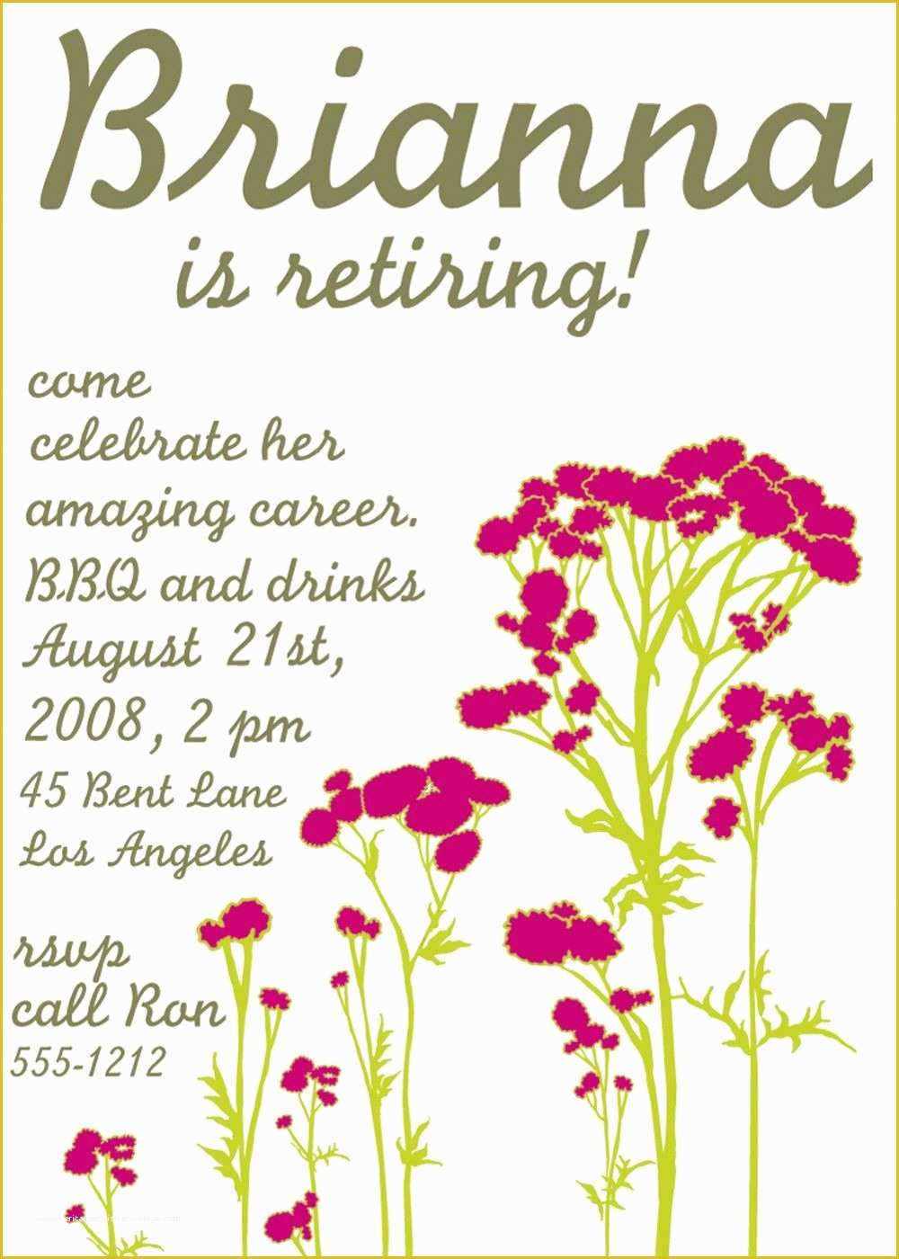 80 Retirement Party Invitations Templates Ideas 38