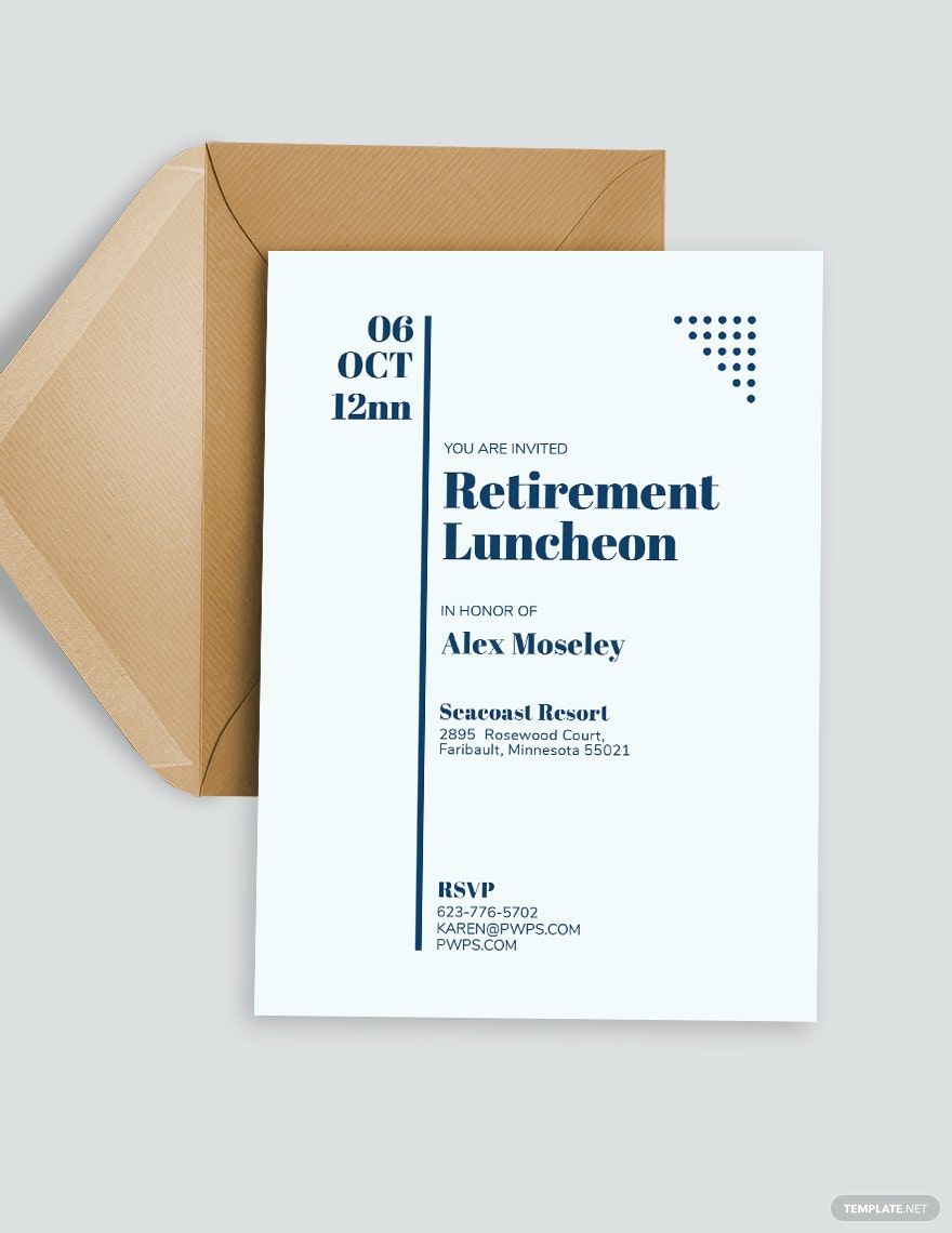 80 Retirement Party Invitations Templates Ideas 39