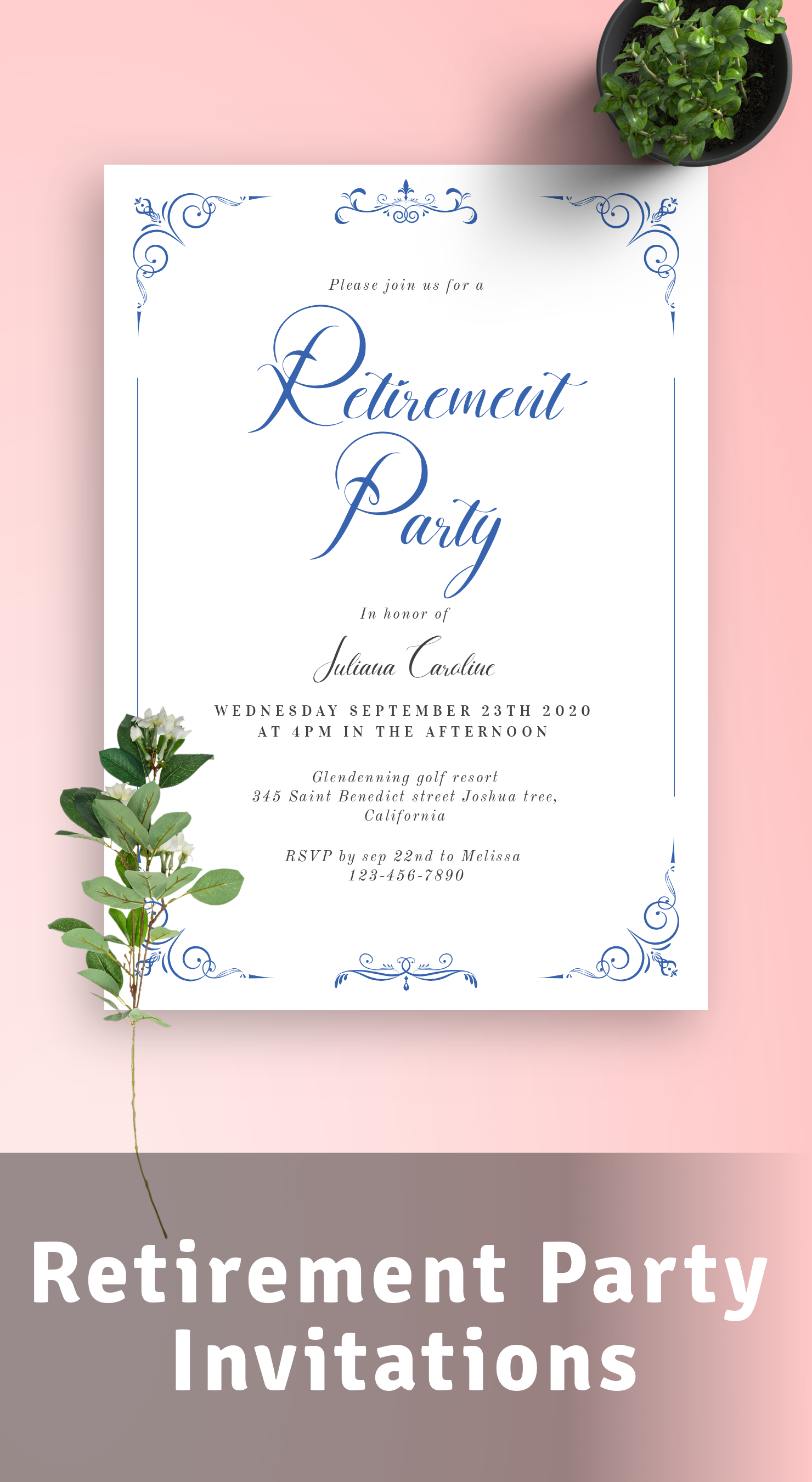 80 Retirement Party Invitations Templates Ideas 43