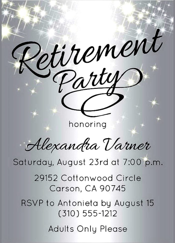 80 Retirement Party Invitations Templates Ideas 48