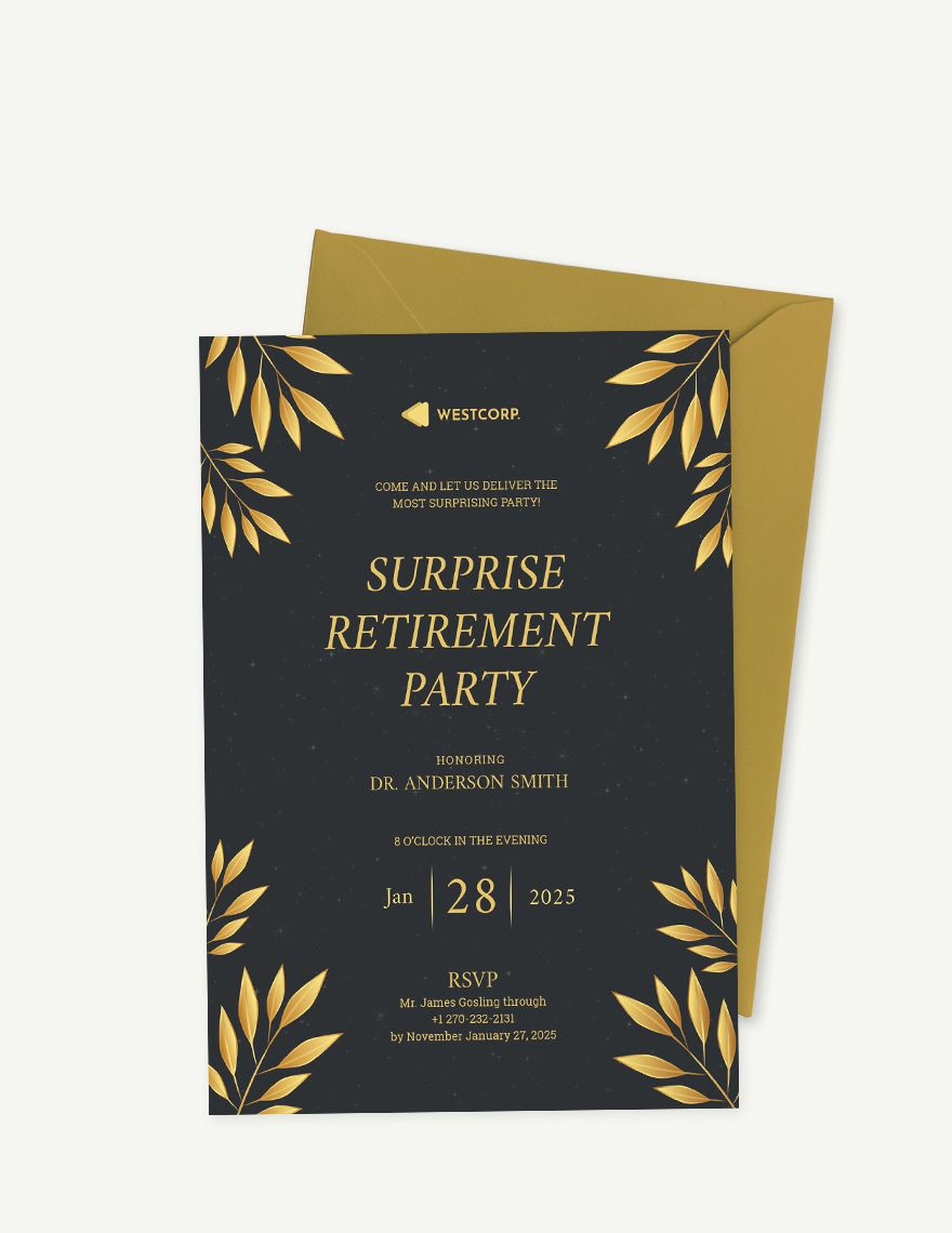 80 Retirement Party Invitations Templates Ideas 53