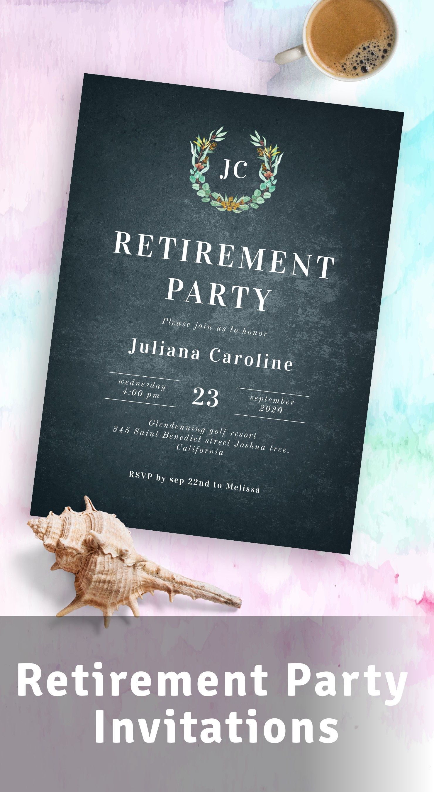 80 Retirement Party Invitations Templates Ideas 76