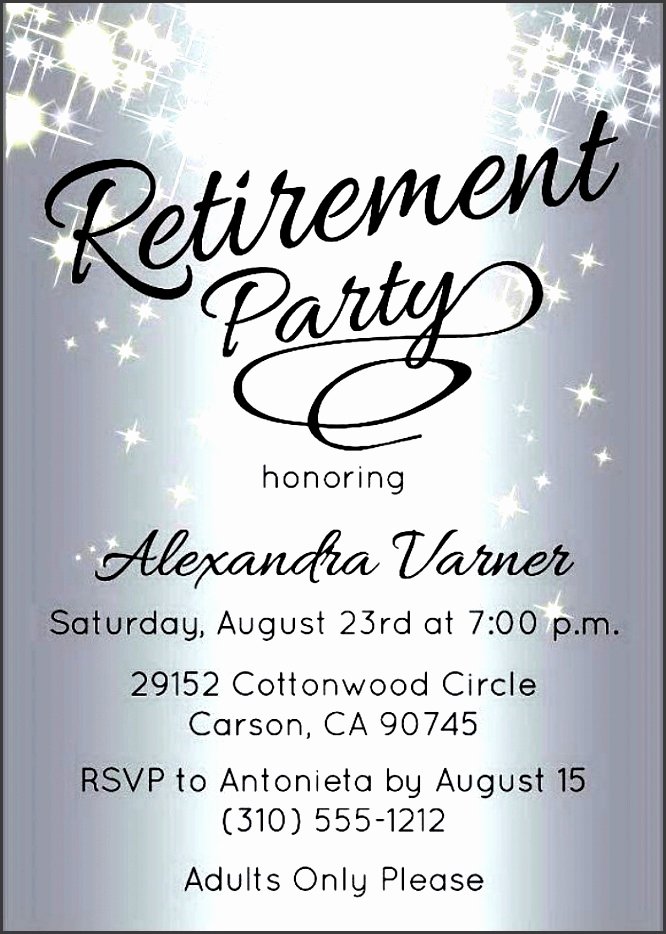 80 Retirement Party Invitations Templates Ideas 83