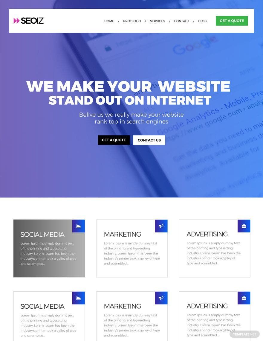 80 Seo Website Templates Ideas 70