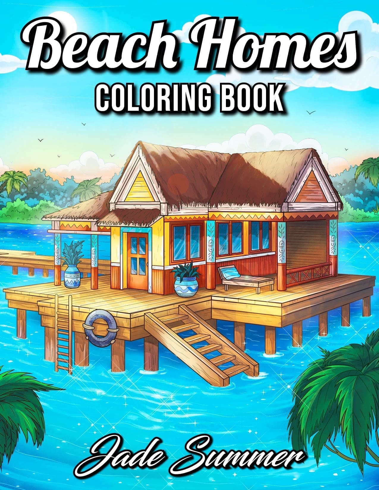 Best 40 Adult Coloring Pages Beach House Ideas 2