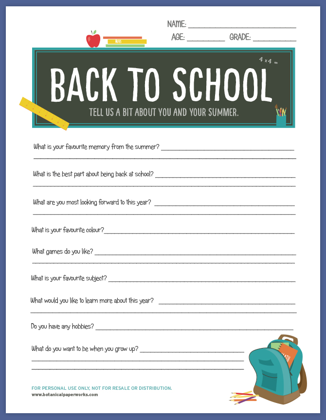 Best 40 Back To School Worksheets For Teens Ideas 1