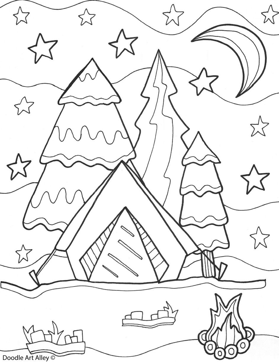 Best 40 Summer Drawings Doodles Coloring Pages Ideas 24