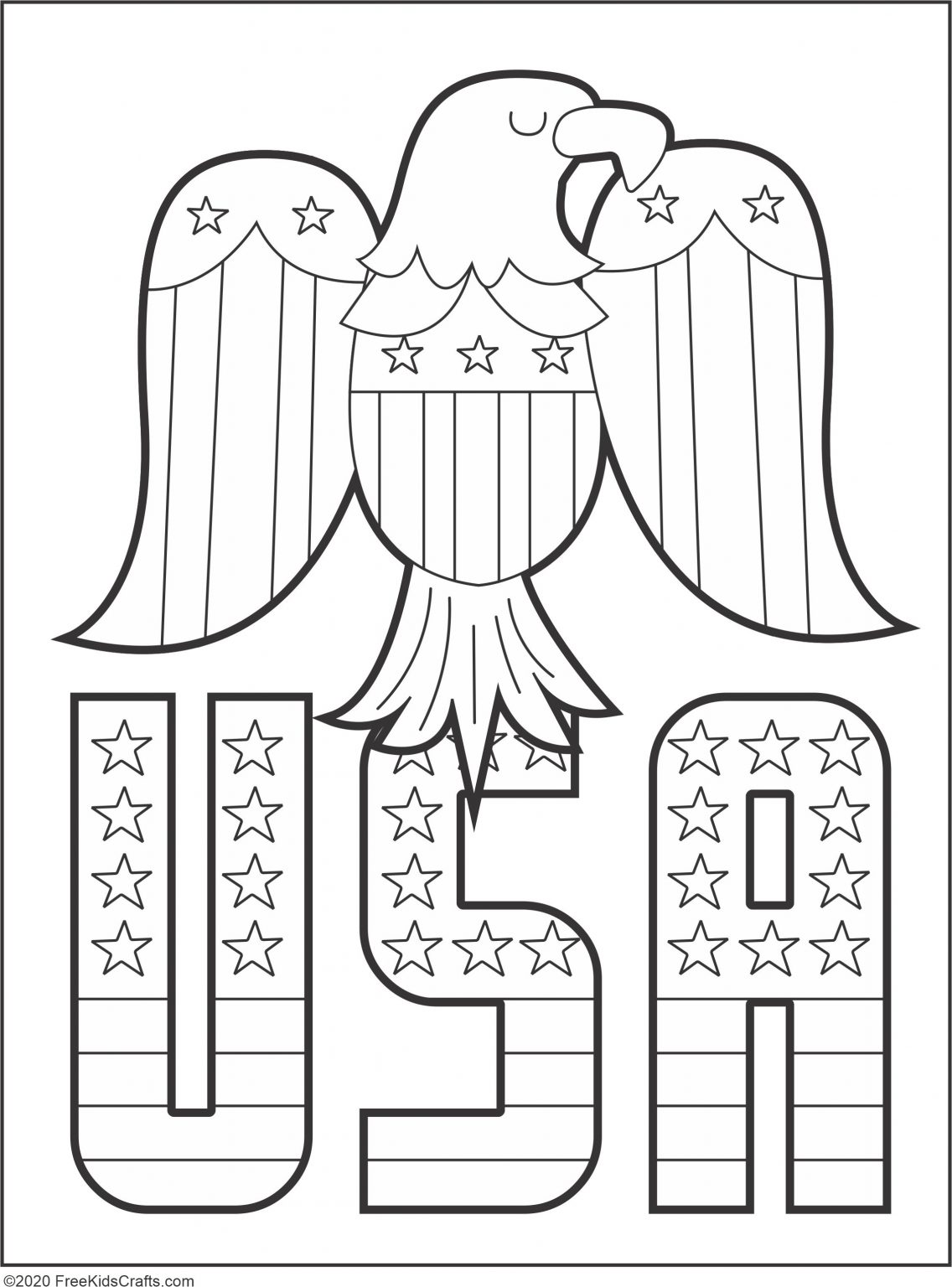 Best 40 Usa Symbols Coloring Pages Ideas 1