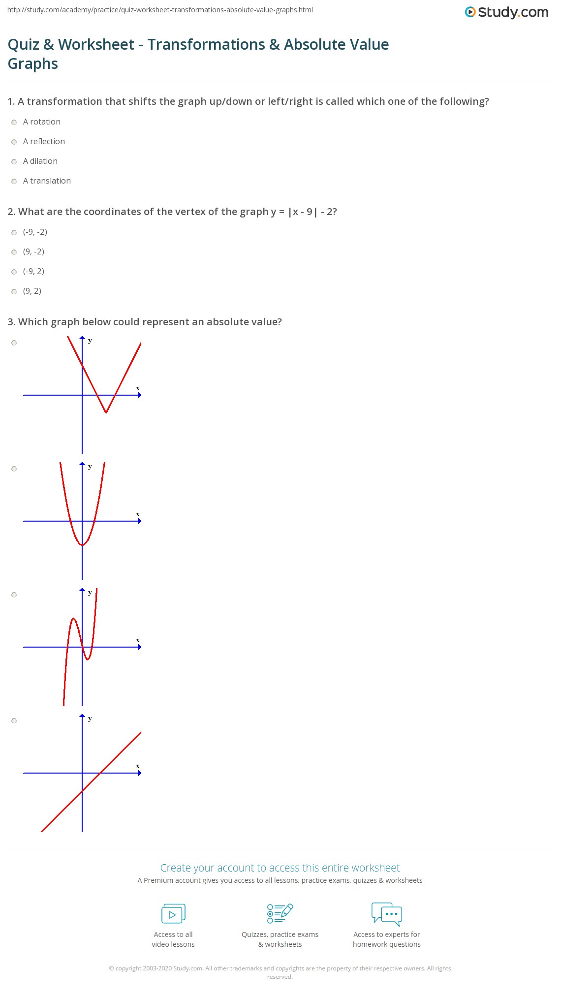 Best 50 Absolute Value Worksheets Ideas 20