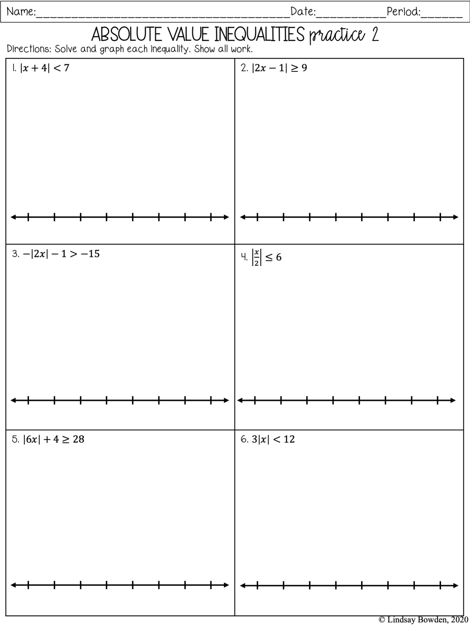 Best 50 Absolute Value Worksheets Ideas 33