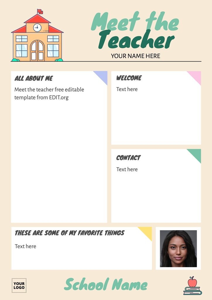 Best 50 Meet The Teacher Template Printable Ideas 28