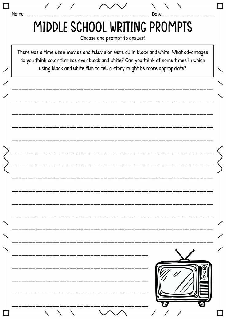 20 2Nd Grade Writing Prompt Worksheets