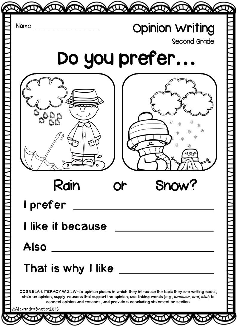 30 2Nd Grade Writing Prompt Worksheets