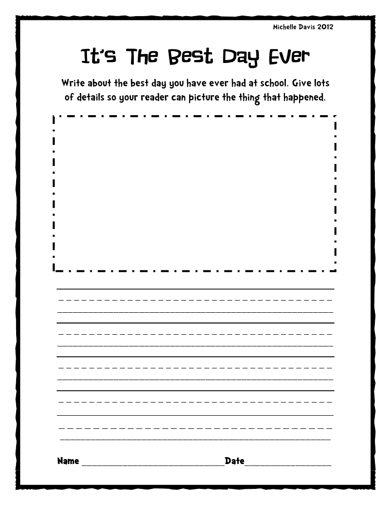 35 2Nd Grade Writing Prompt Worksheets