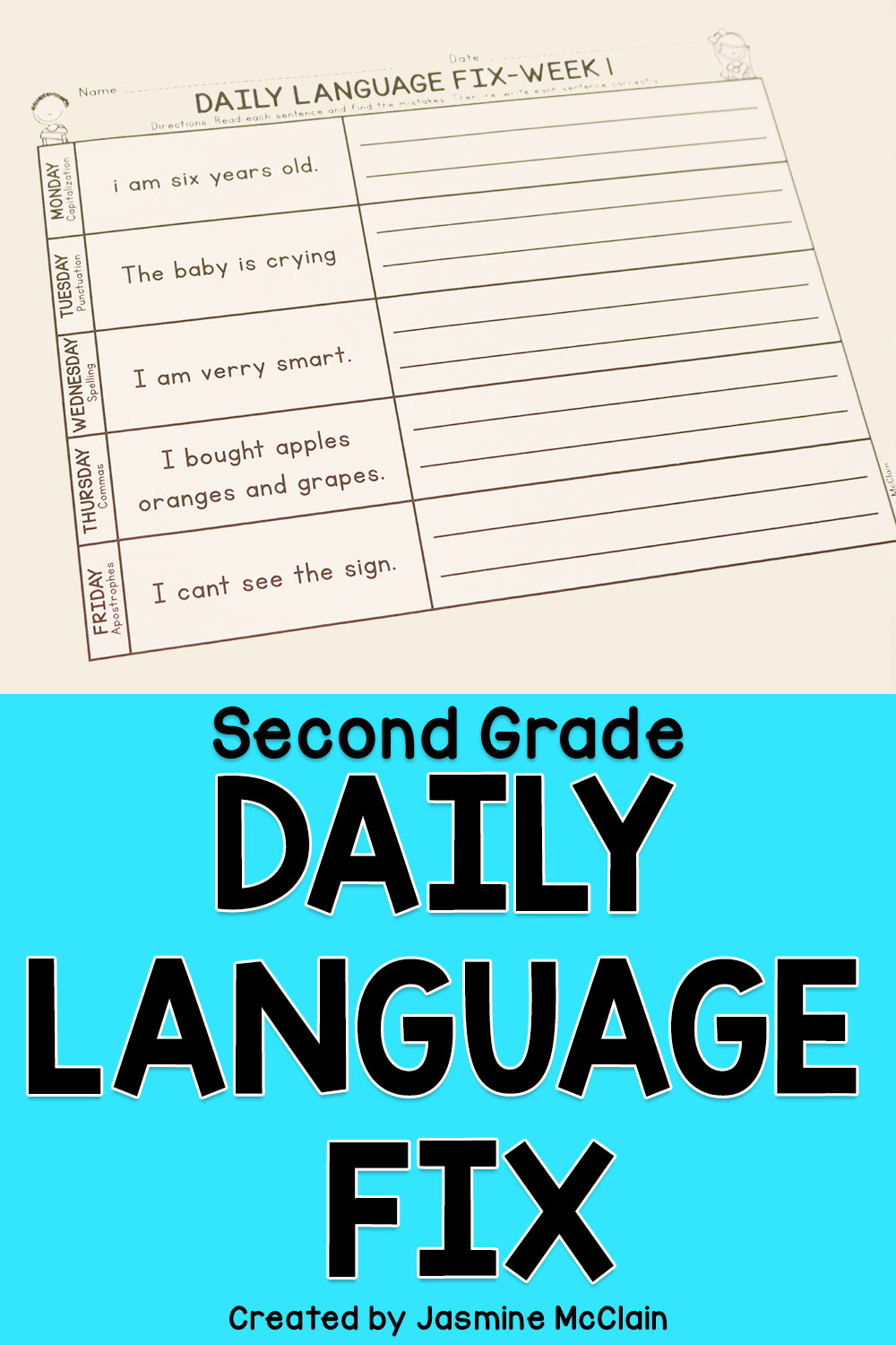 21 2Nd Grade Daily Worksheets