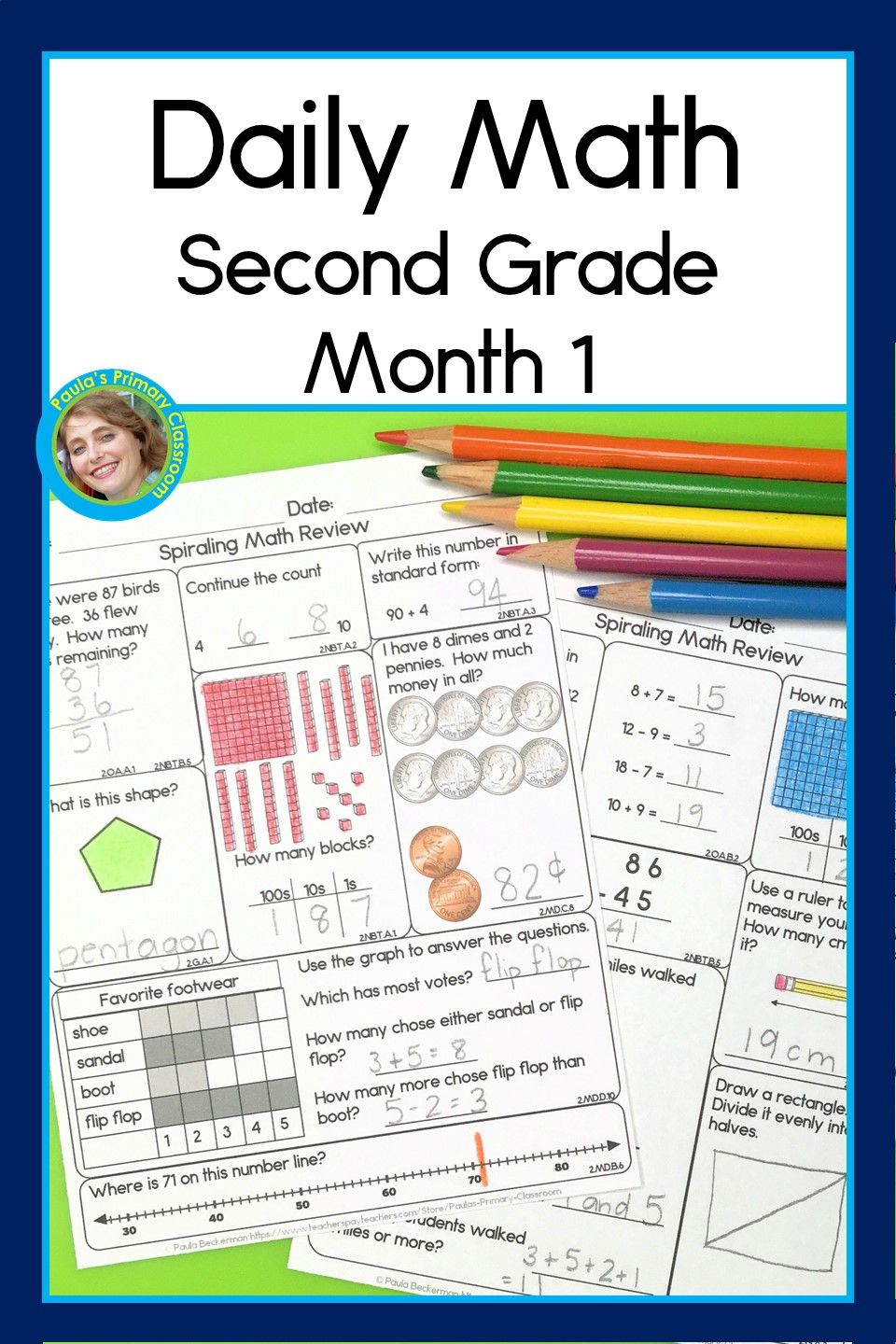 21 2Nd Grade Daily Worksheets