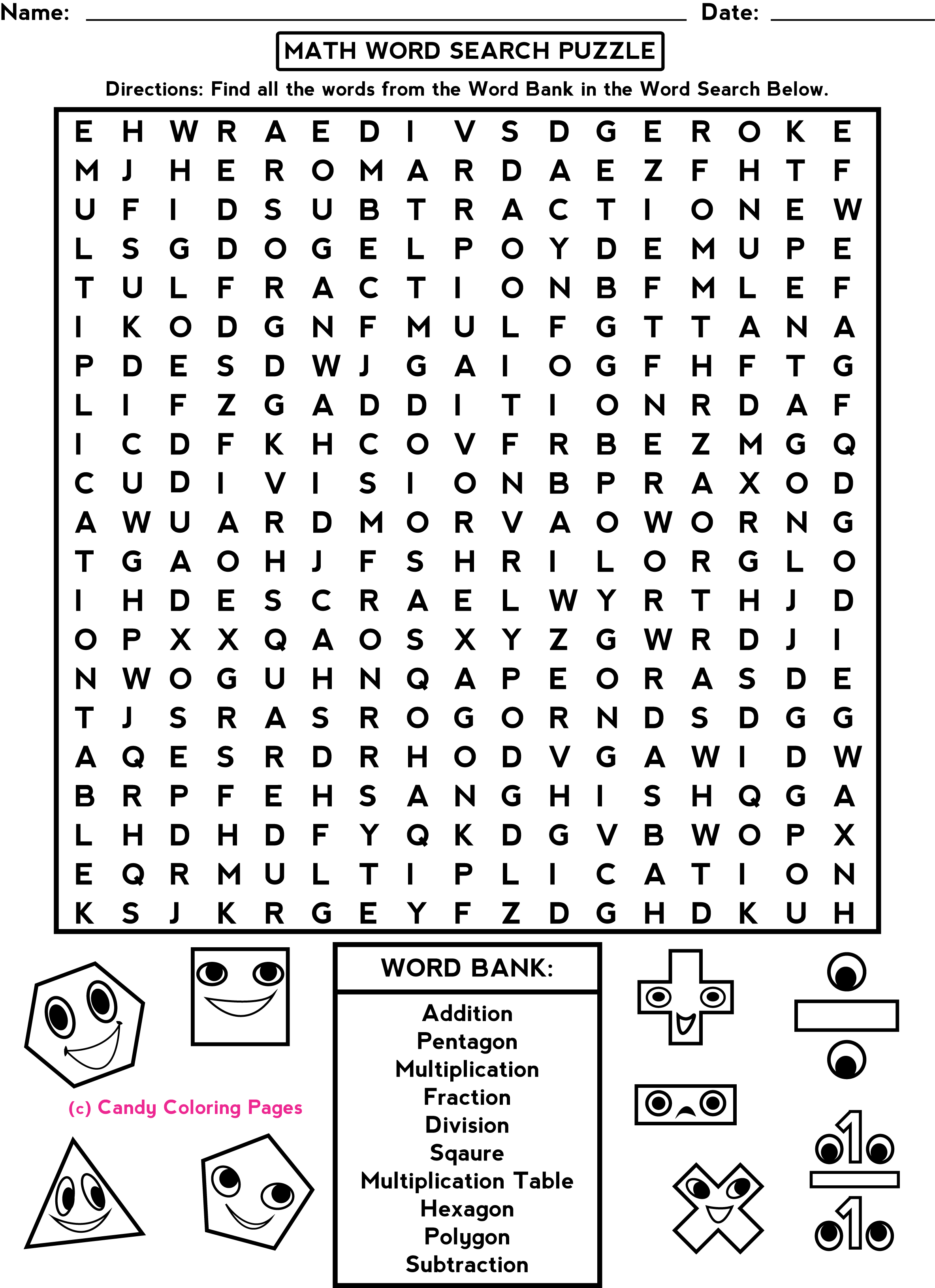 21 Worksheets For Kindergarten Puzzle